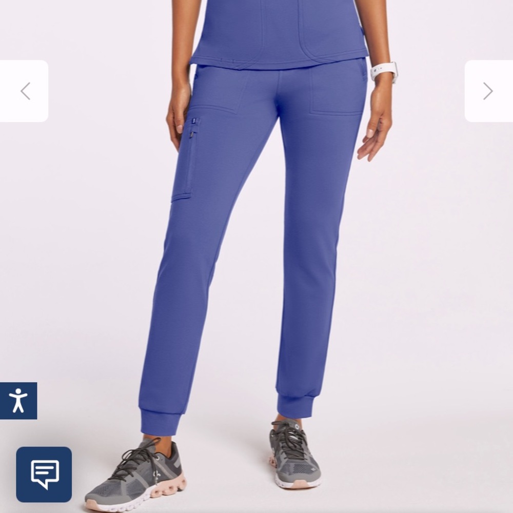 JAANUU Women’s 10- Pocket Jogger Scrub Pant